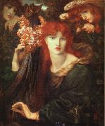 Dante Gabriel Rossetti La Ghirlandata oil painting reproduction